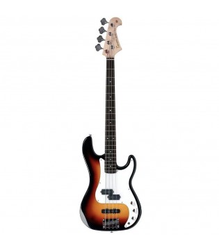 TENSON California PJ Standard 3-tone Sunburst бас гитара (1-PP/1-JP/2-V/1-TC)